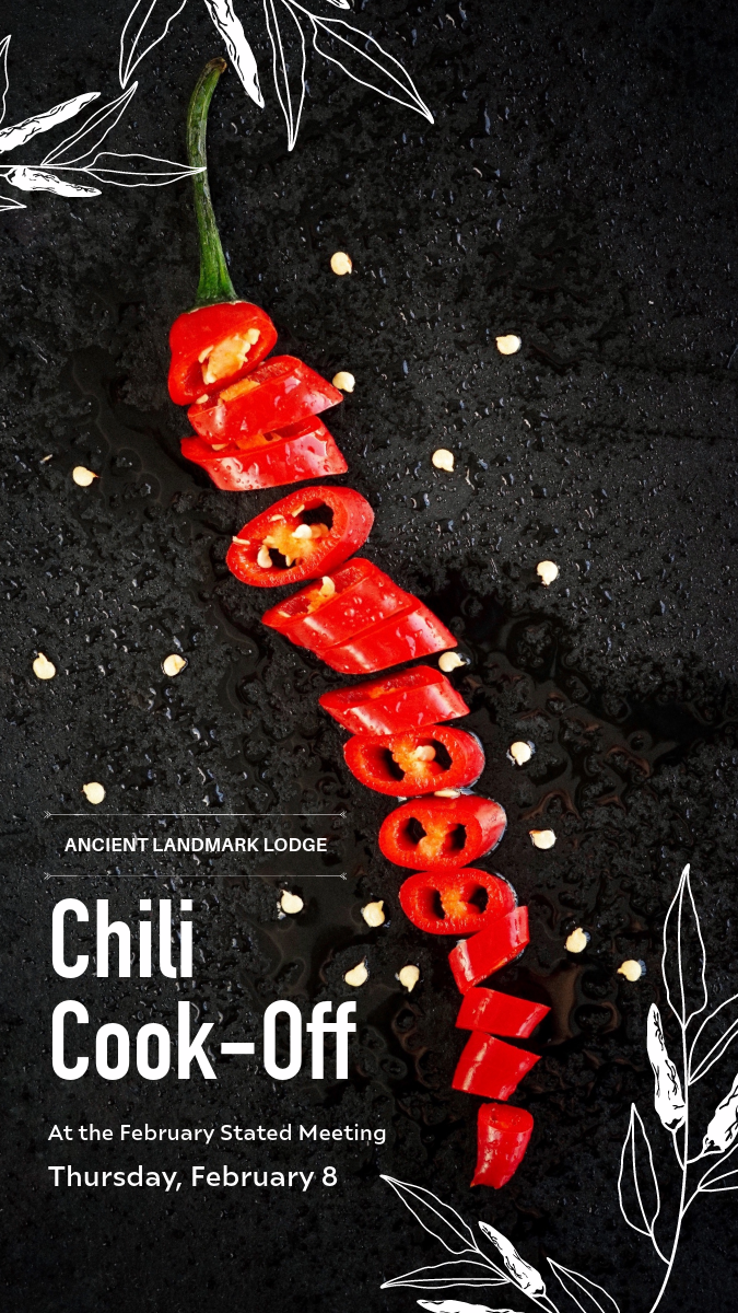 Chili  Cook-Off Feb 08 @ 6:00
